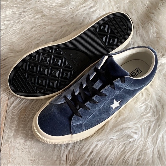 NWT Converse ID Custom Low Tops Velour Blue - Picture 8 of 8